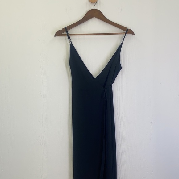 Show Me Your MuMu - Meghan Wrap Dress In Black Size Small - Picture 12 of 14